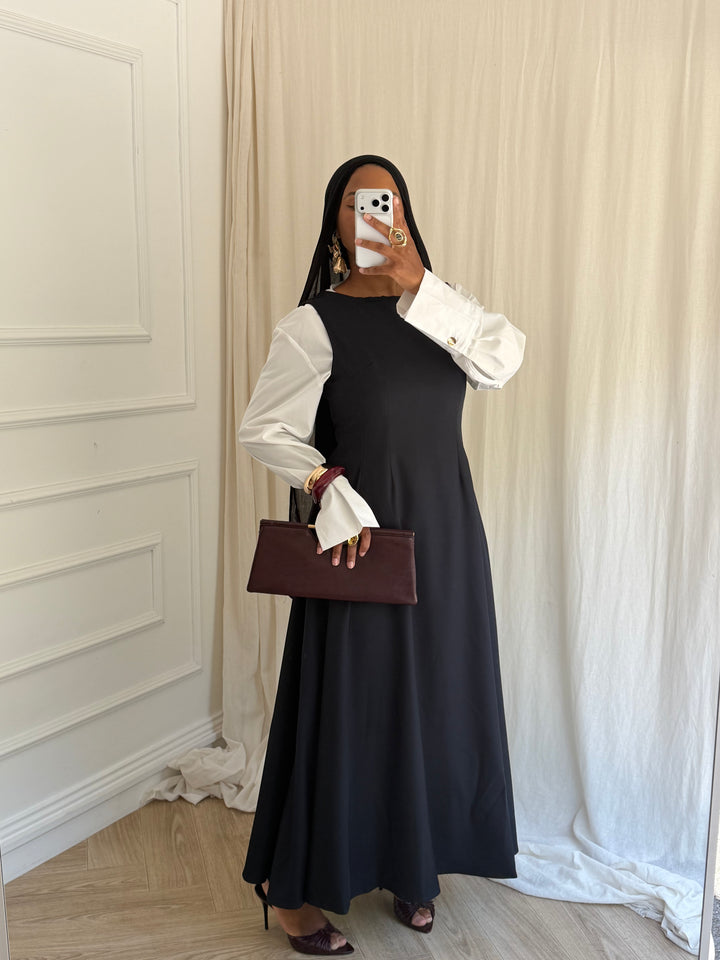 ROBE TAILLEUR BLEU NUIT