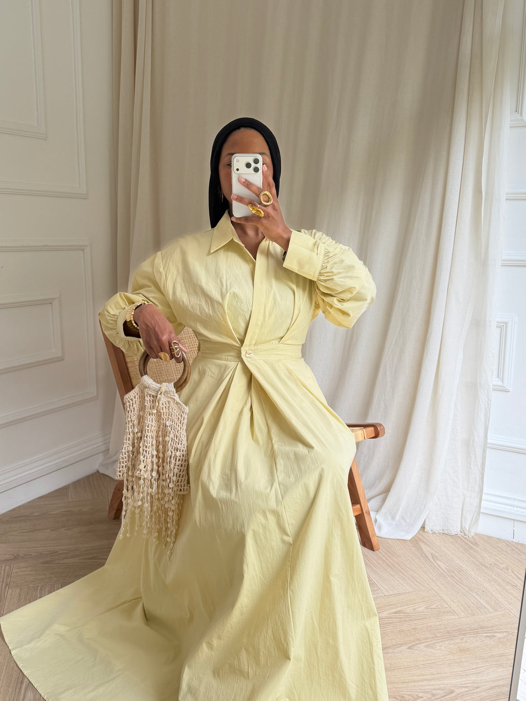 ROBE COTON CACHE CŒUR AVOCAT