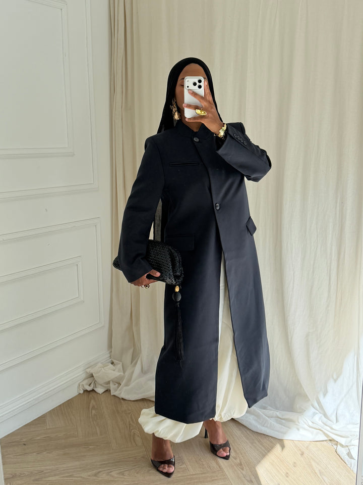 COAT LONG PREMIUM BLEU MARINE