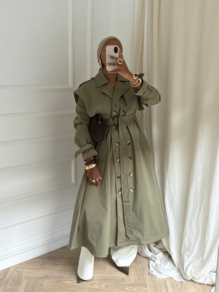 TRENCH FRENCHI KAKI