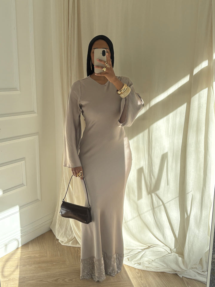 ROBE SISI TAUPE