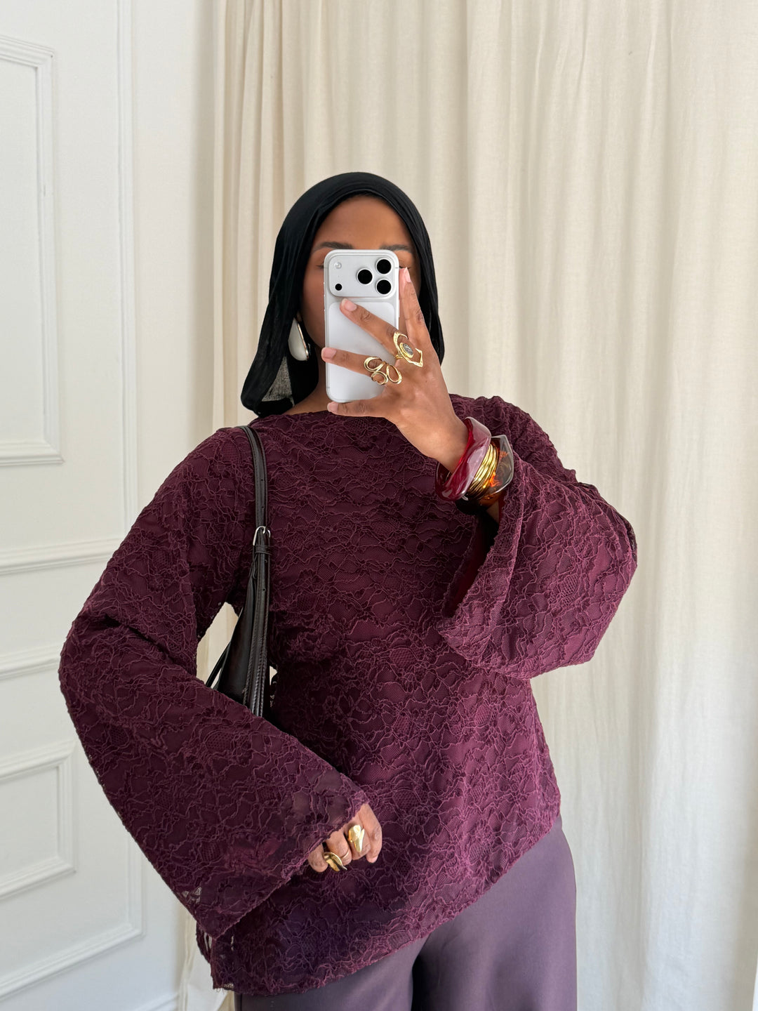 BLOUSE  MARBELLA BORDEAUX