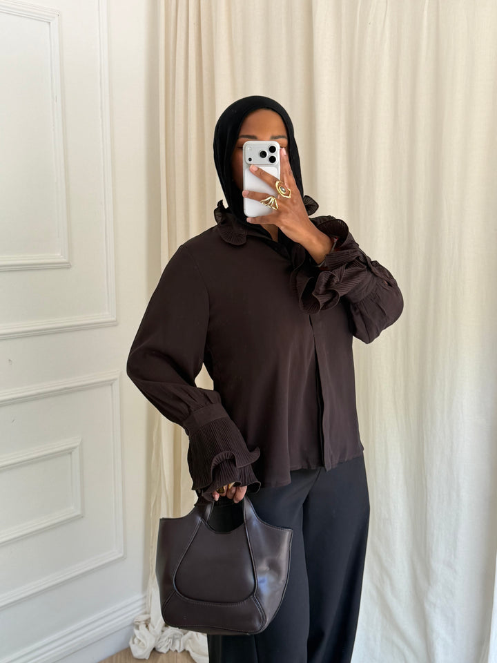 BLOUSE BOHAM CHOCOLAT