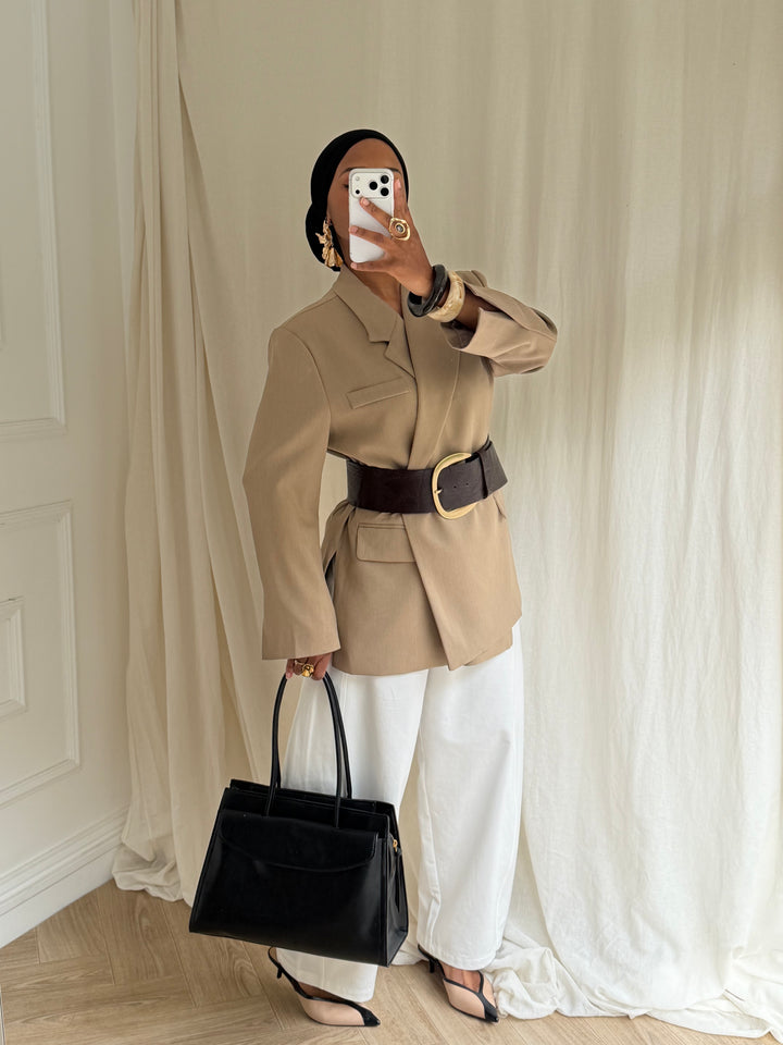 BLAZER PREMIUM ICÔNE BEIGE