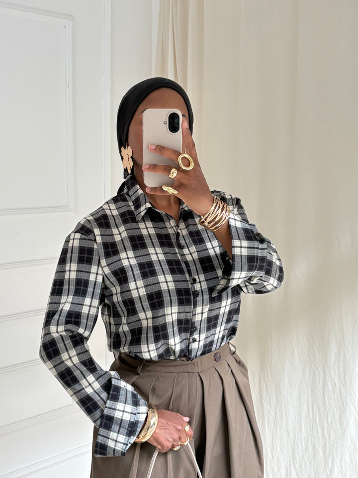 CHEMISE À CARREAUX