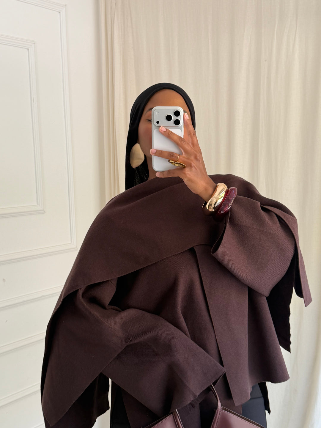 PULL OVERSIZE A CAPE MARRON