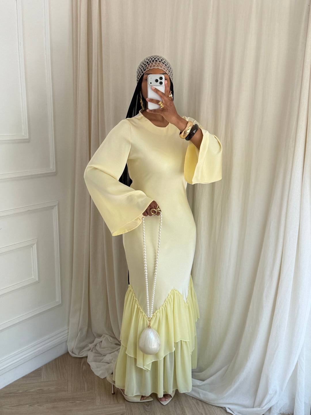 ROBE NESRIN JAUNE