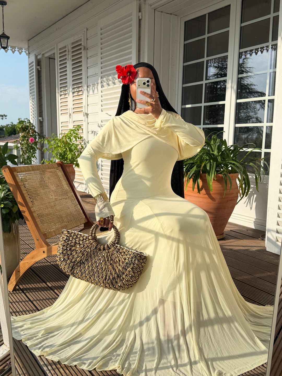 ROBE SINAÏ LUXE JAUNE