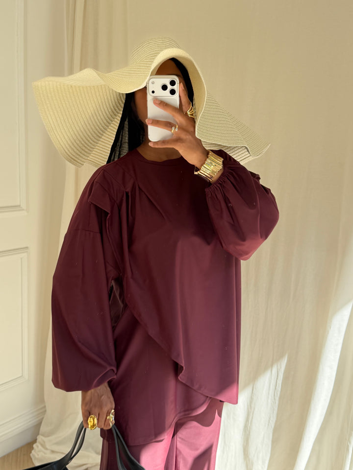 BURKINI BALI BORDEAUX