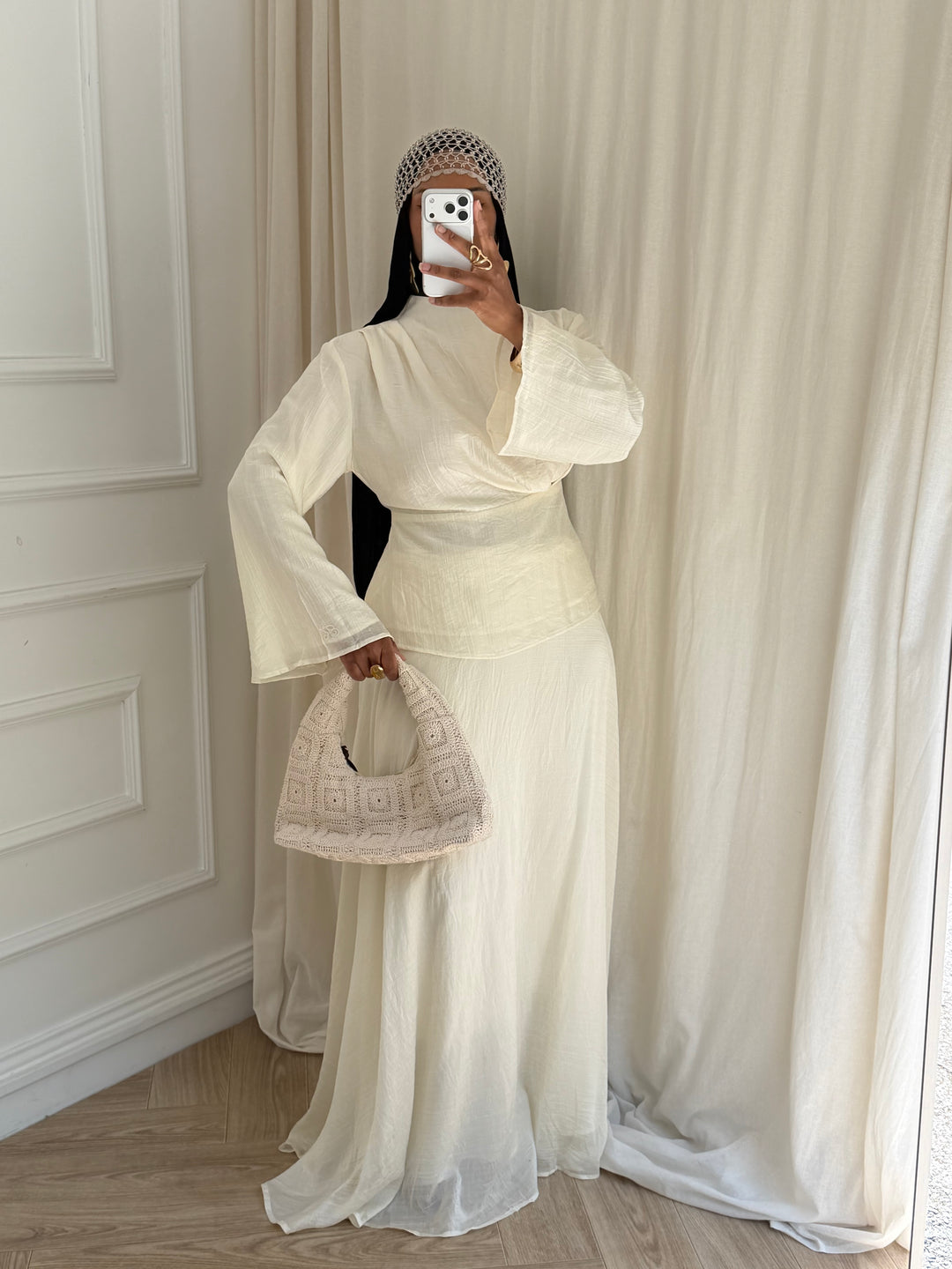 ENSEMBLE JUPE GLORIA CRÈME