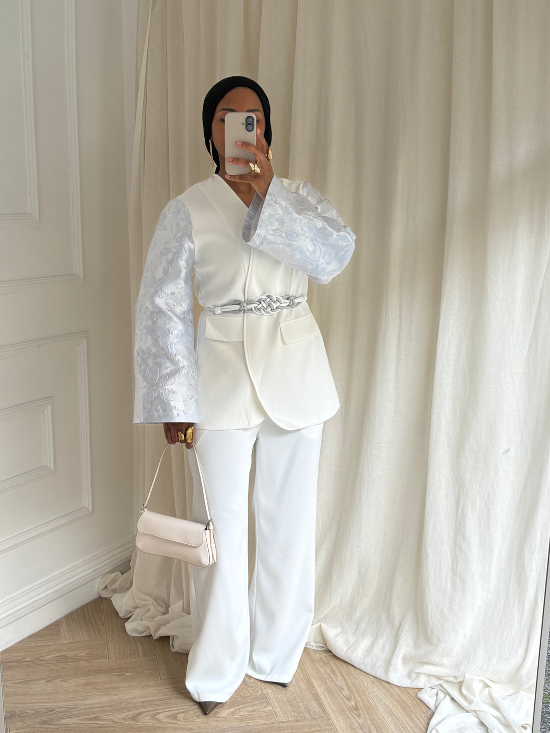 SET BLAZER CAPSULE BLANC