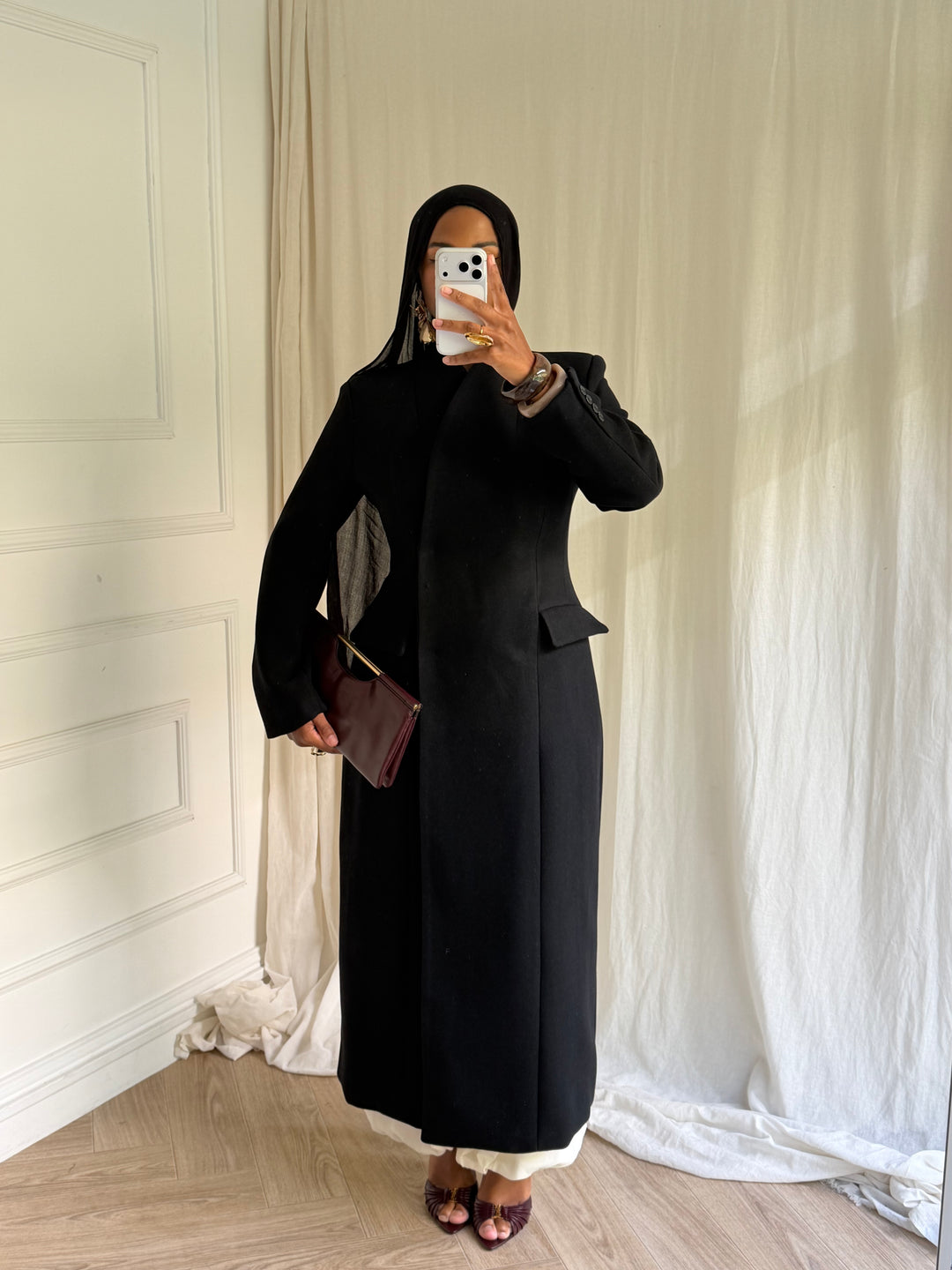 MANTEAU LISE - LUXE NOIR
