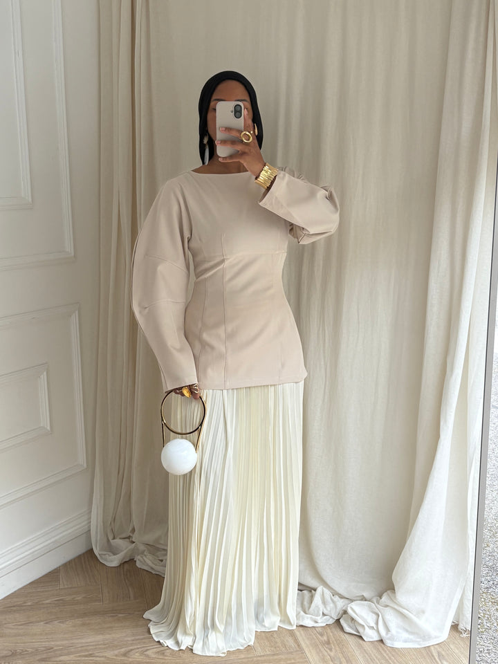 SET JUPE AYLA BEIGE