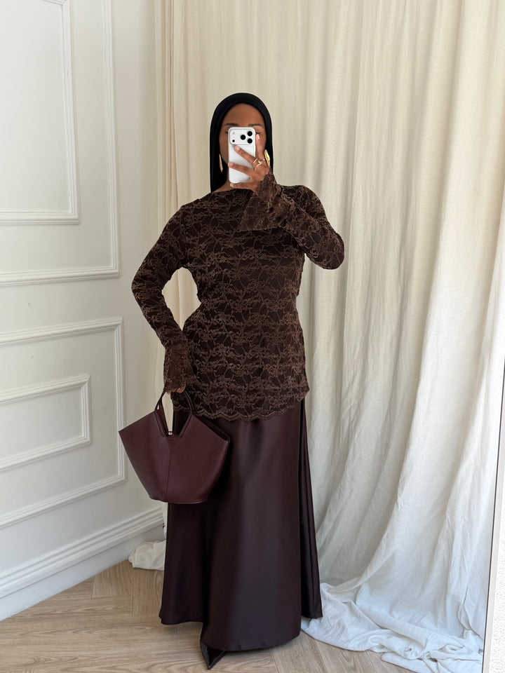 ENSEMBLE DENTELLE YURI MARRON