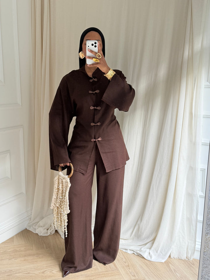 ENSEMBLE ORIGINE MARRON