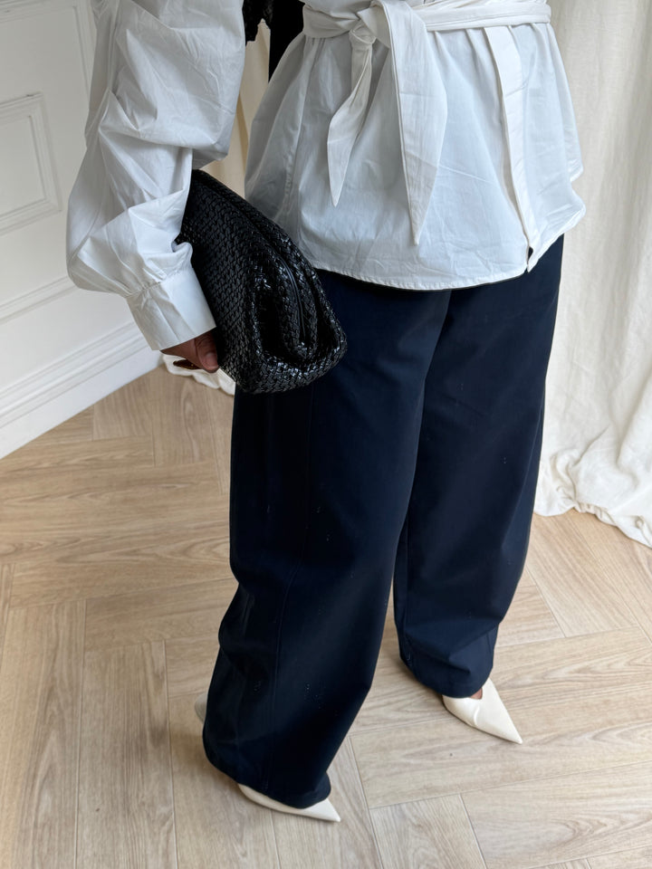 PANTALON SUURA BLEU MARINE