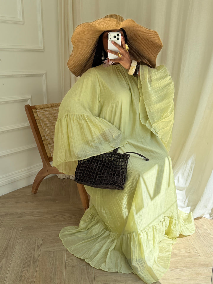 ROBE CALICIA VERT