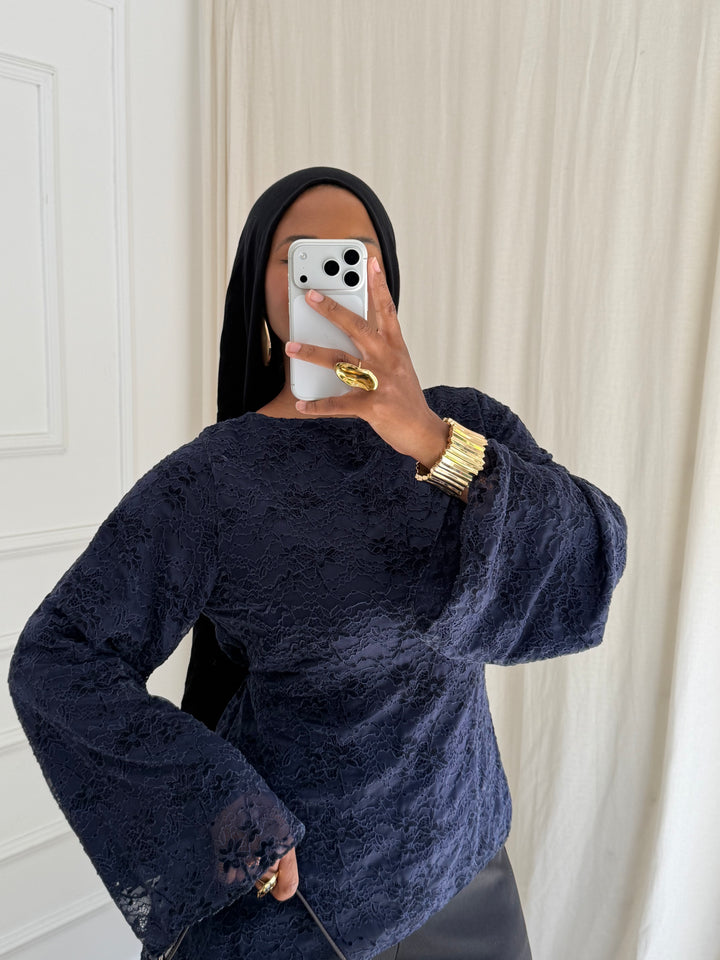 BLOUSE MARBELLA BLEU NUIT