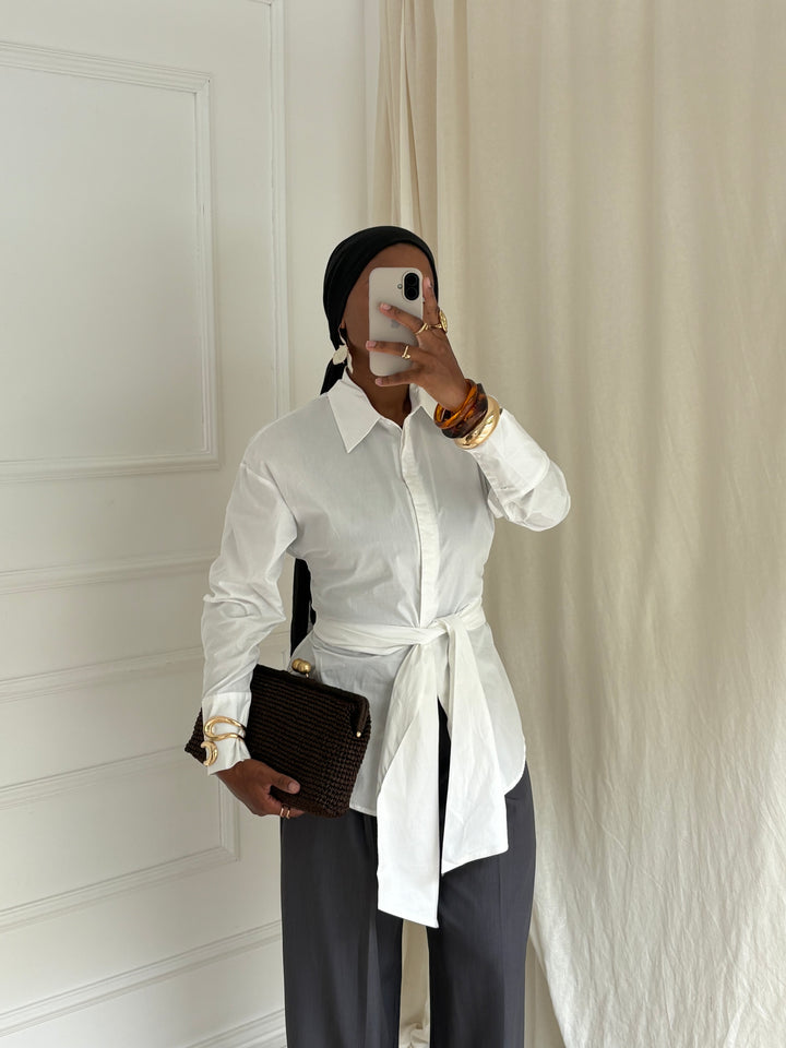 CHEMISE STRUCTURÉ BLANCHE