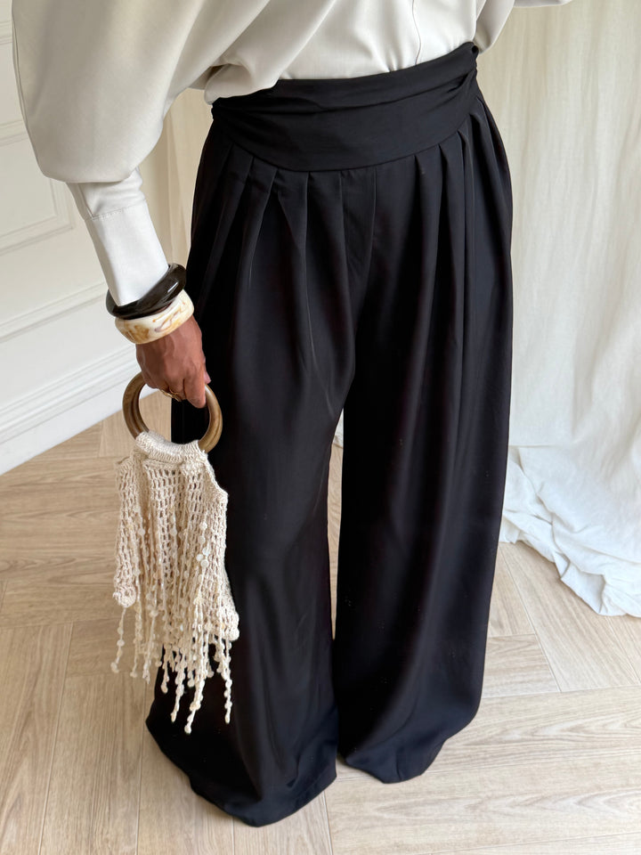 PANTALON LARGE NOIR