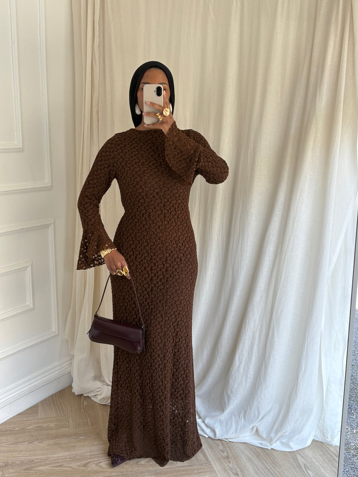 ROBE KAMARA MARRON