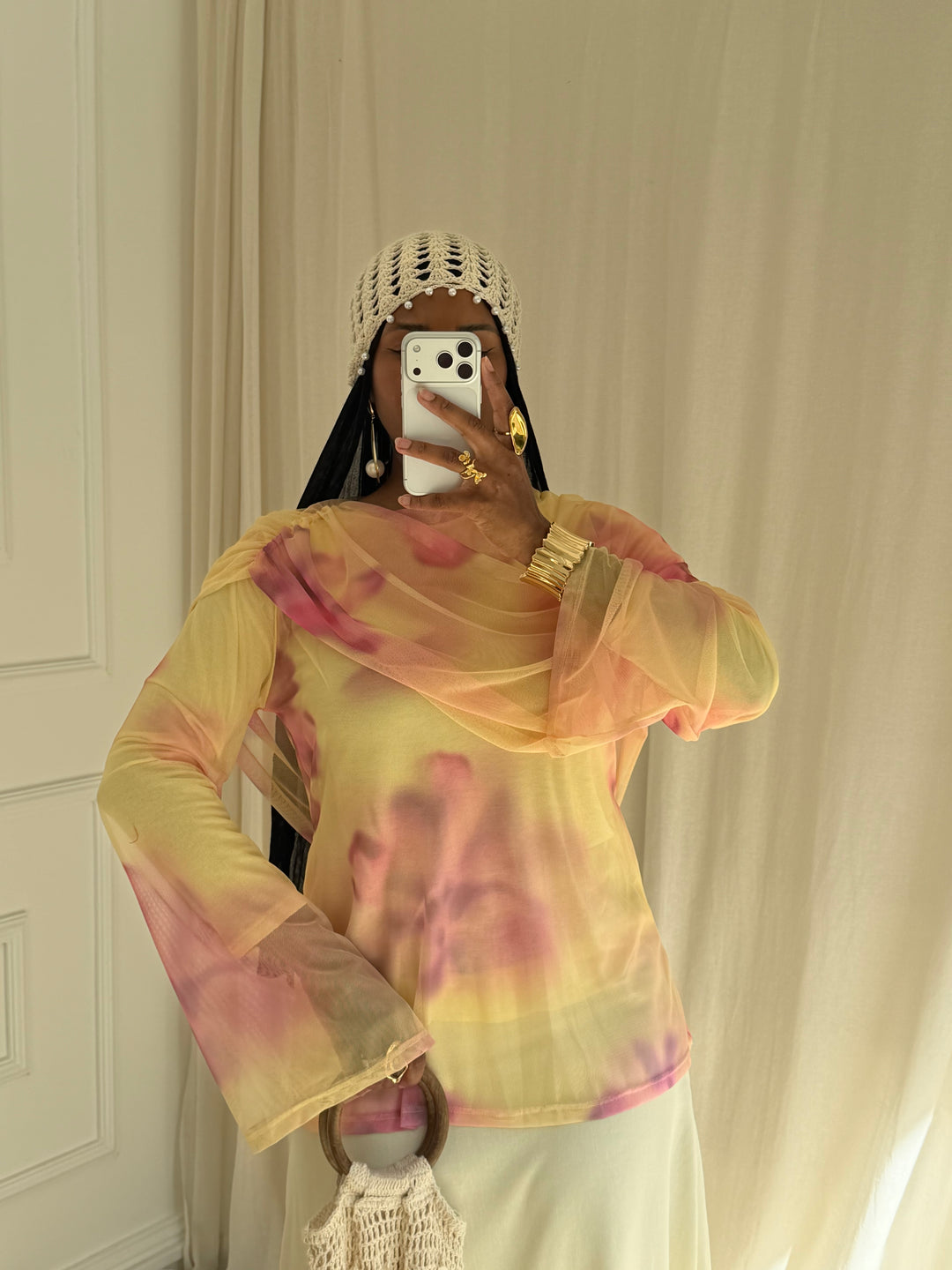 BLOUSE AYDA JAUNE