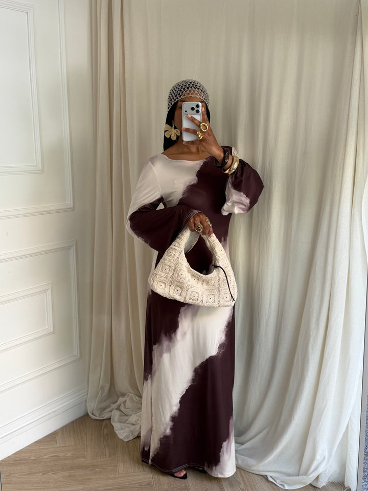 ROBE JAWAL MARRON