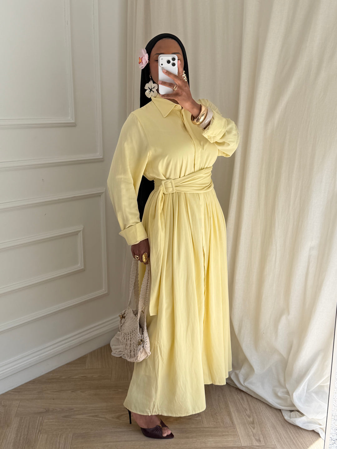 ROBE SOKONA JAUNE