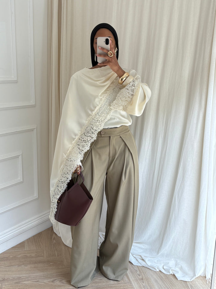 PANTALON OVERSIZED OLIVE