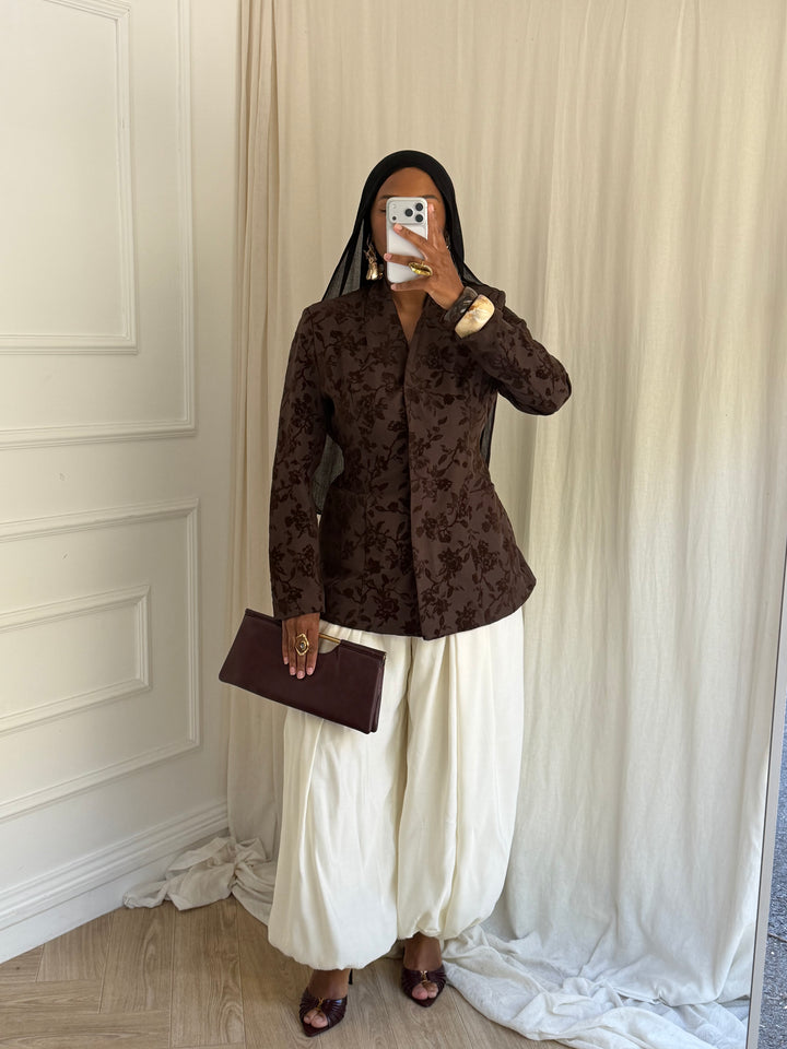 BLAZER MARRON