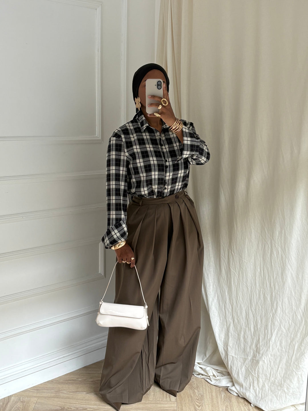 CHEMISE À CARREAUX