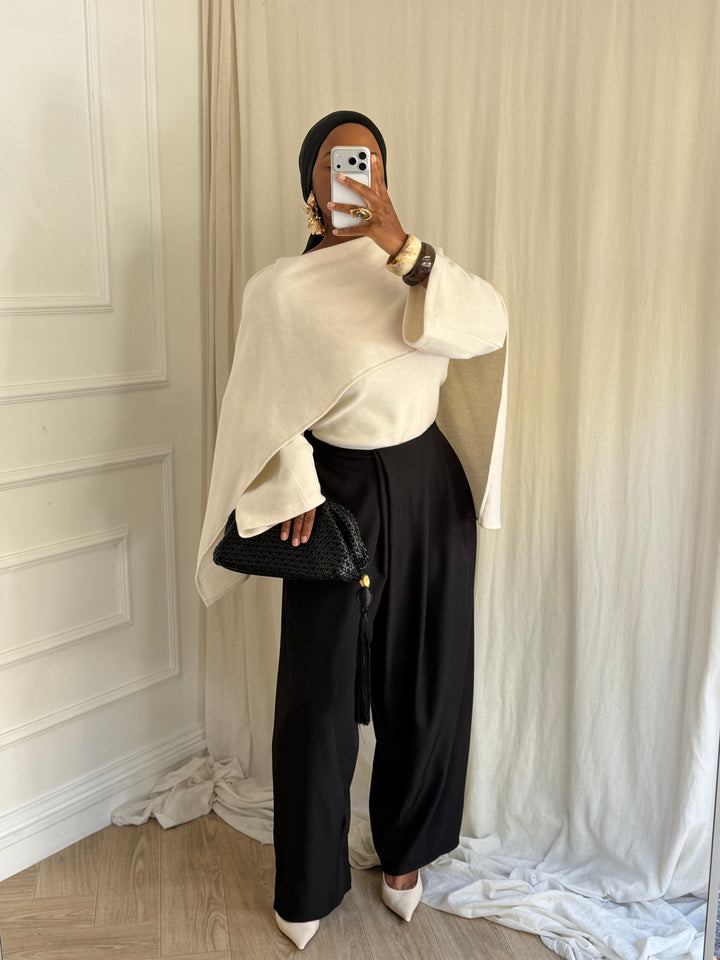 PULL CAPE AMELYS BLANC