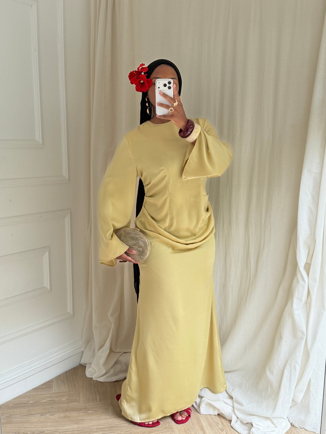 ROBE FEIZA OLIVE