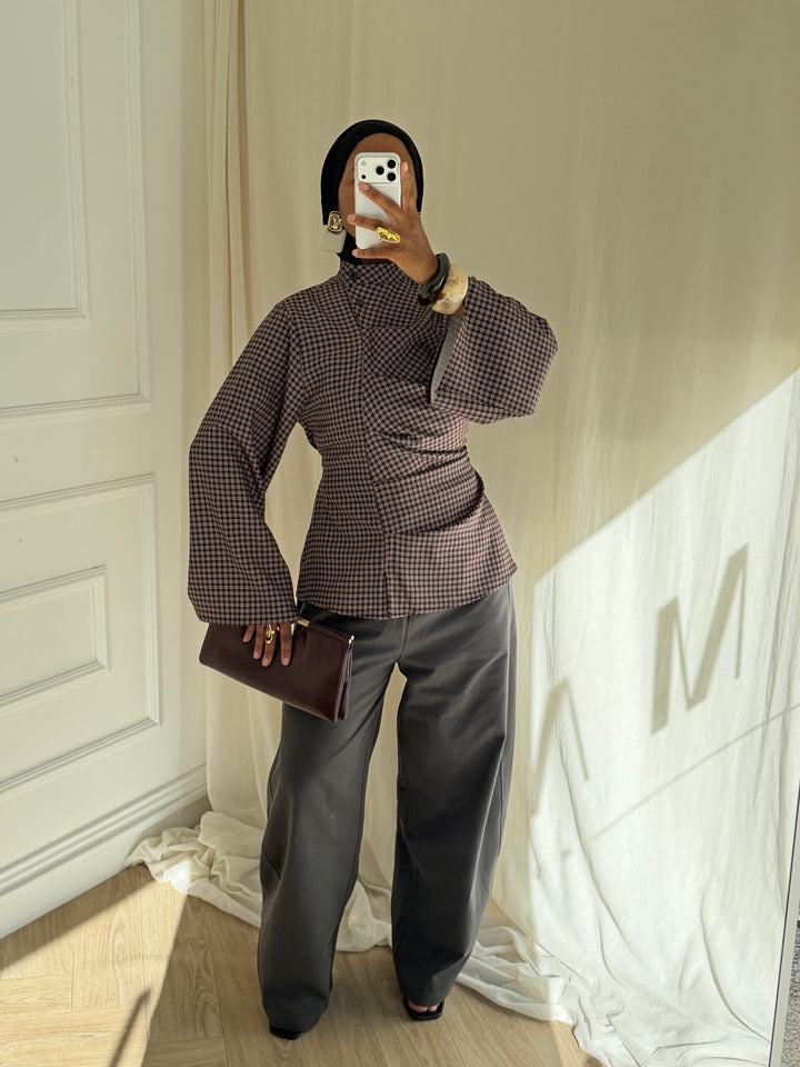 PANTALON SUURA GRIS FONCÉ