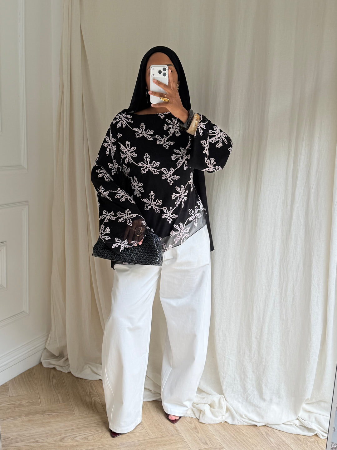 BLOUSE YARA NOIR ET BLANC