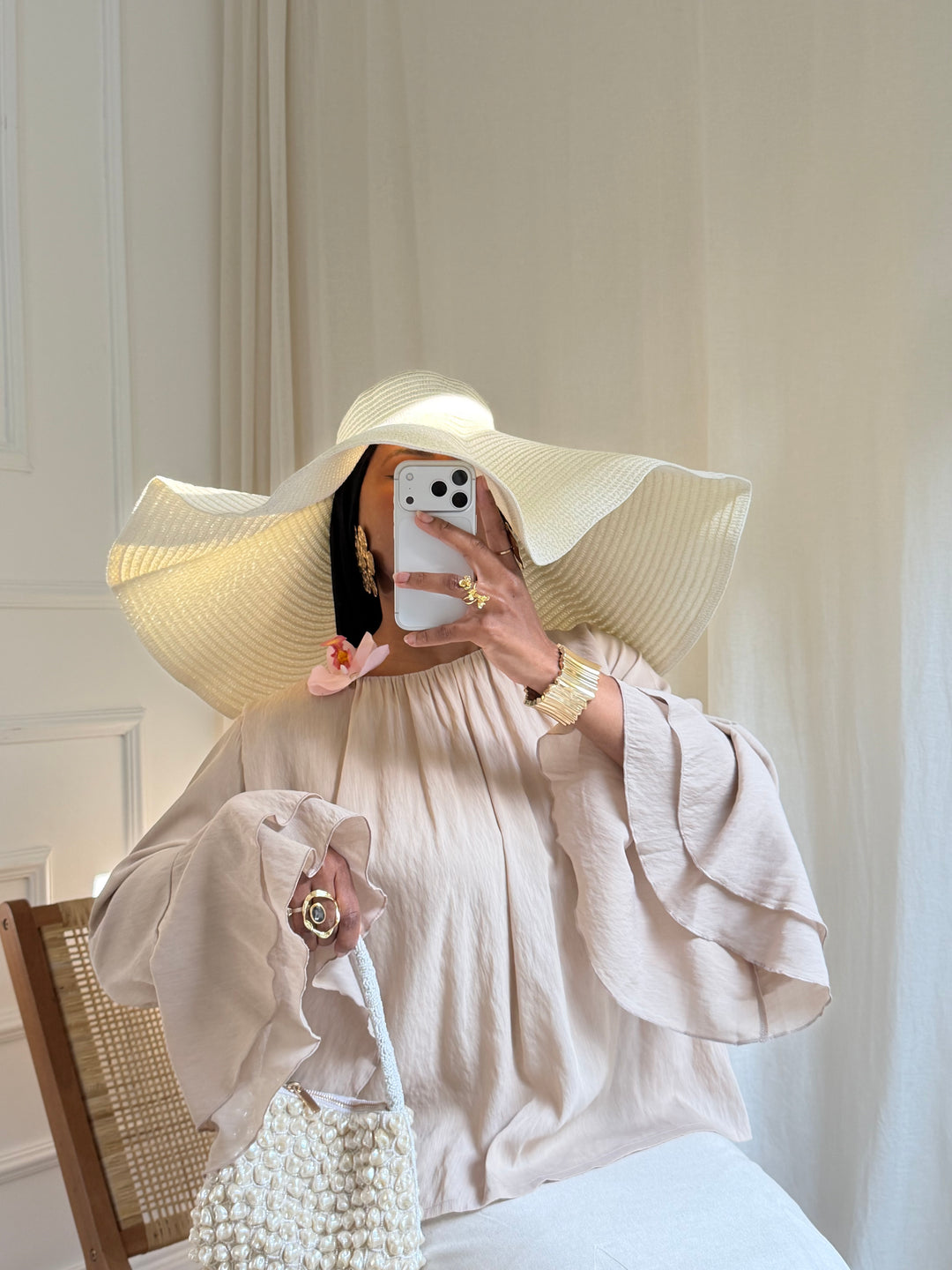 BLOUSE IRINA TAUPE