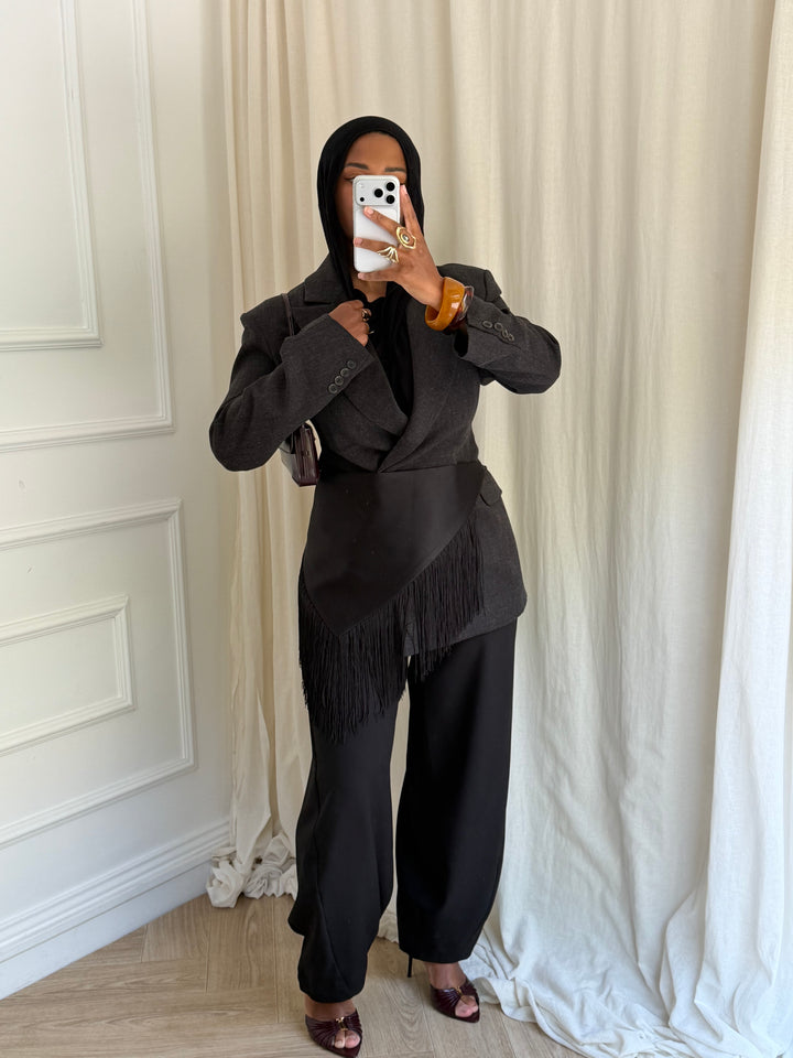 BLAZER MABILO GRIS FONCÉ