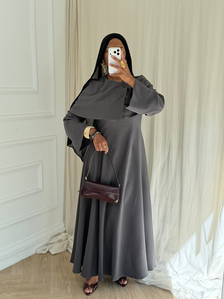 ROBE BUSHRA GRISE