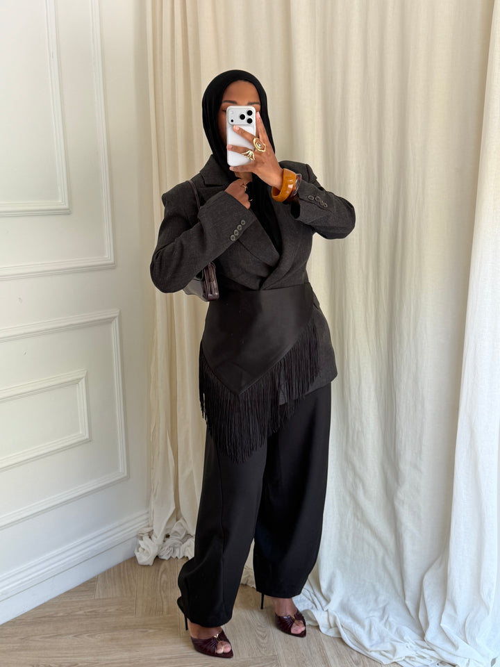 BLAZER MABILO GRIS FONCÉ