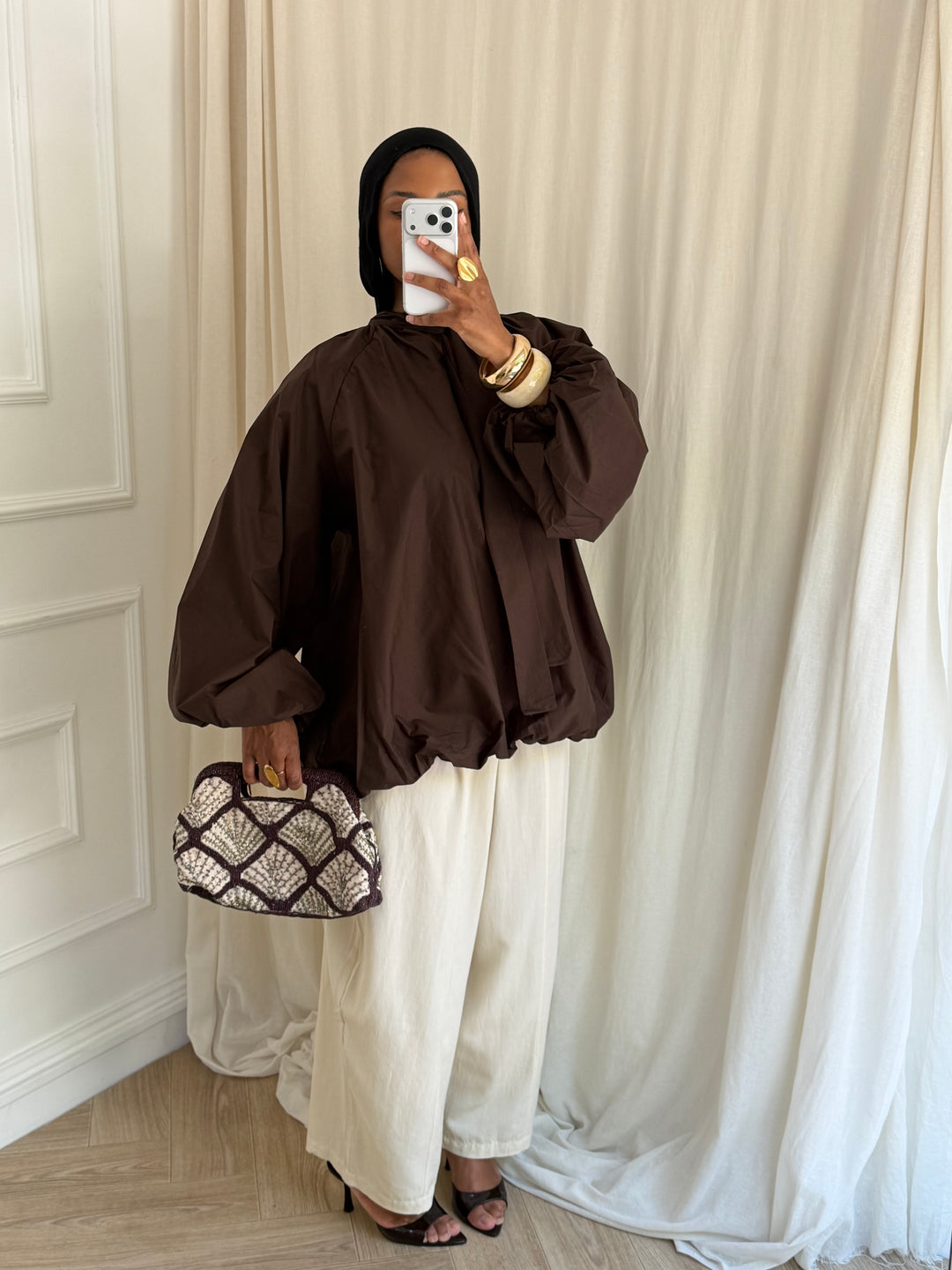 BLOUSE À COTON BOULE