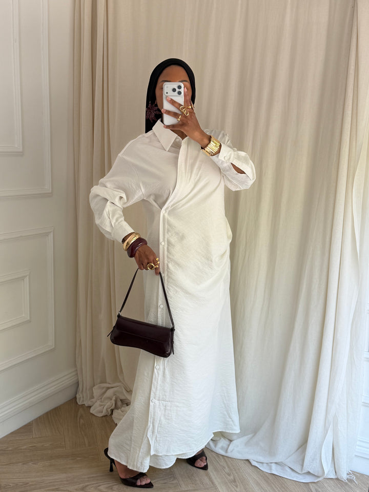 ROBE CHEMISE BLANCHE