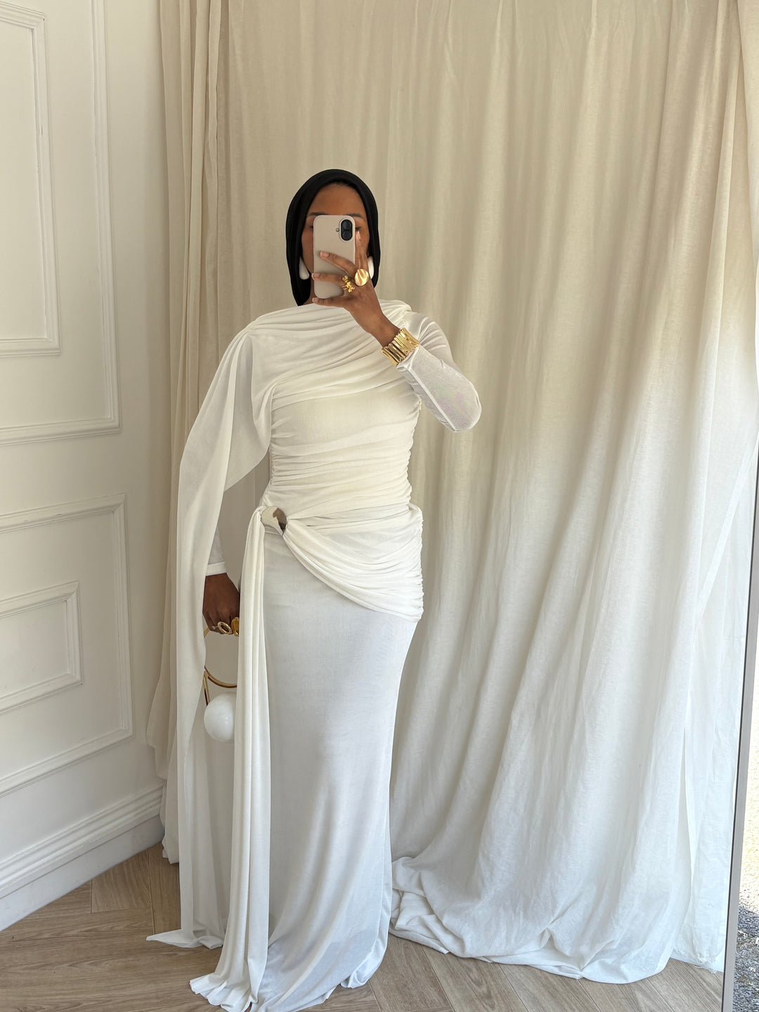 ROBE GALA BLANC
