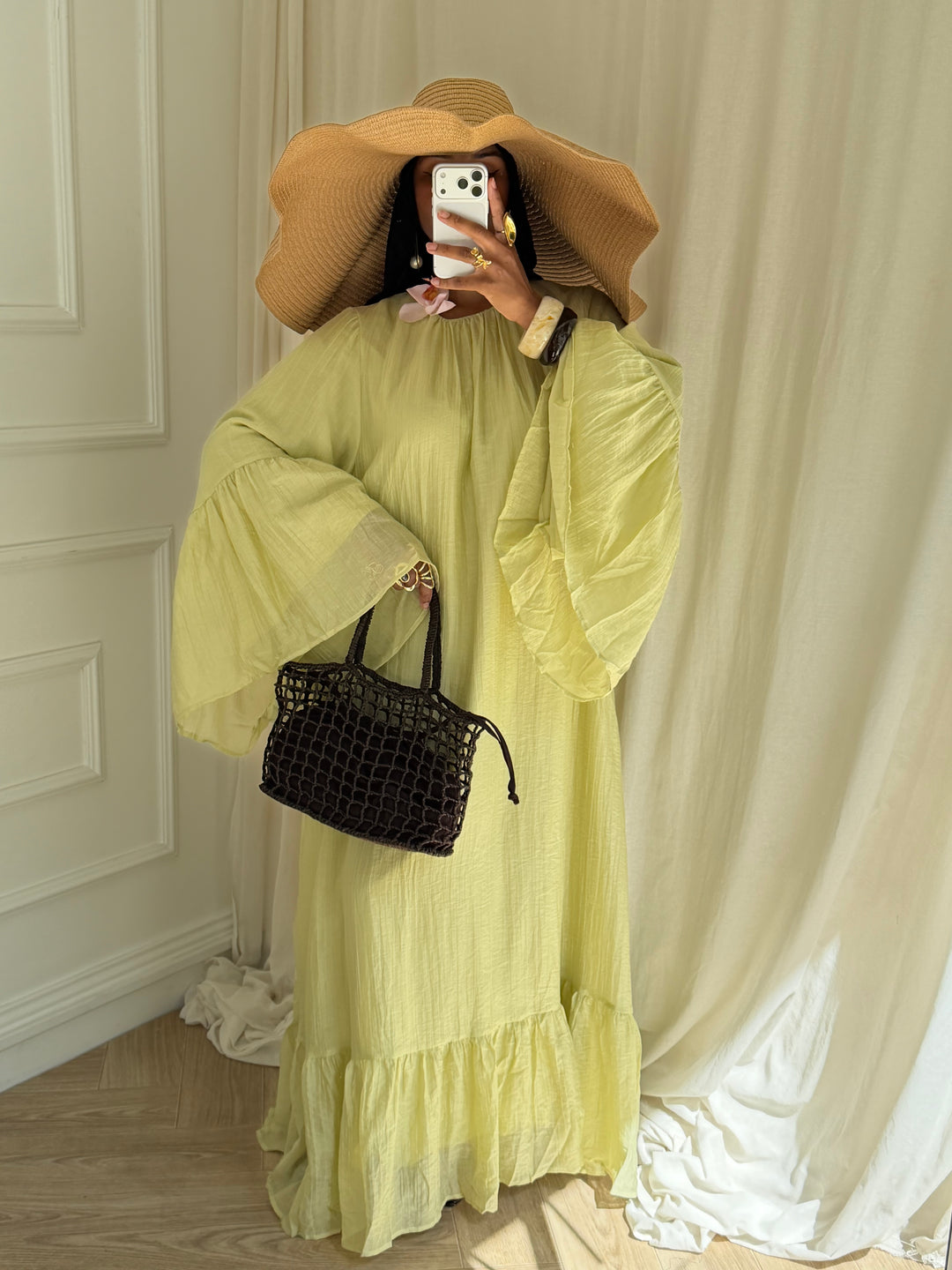 ROBE CALICIA VERT
