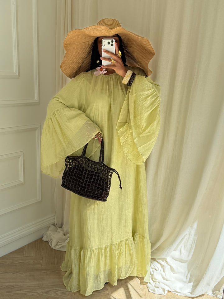 ROBE CALICIA VERT