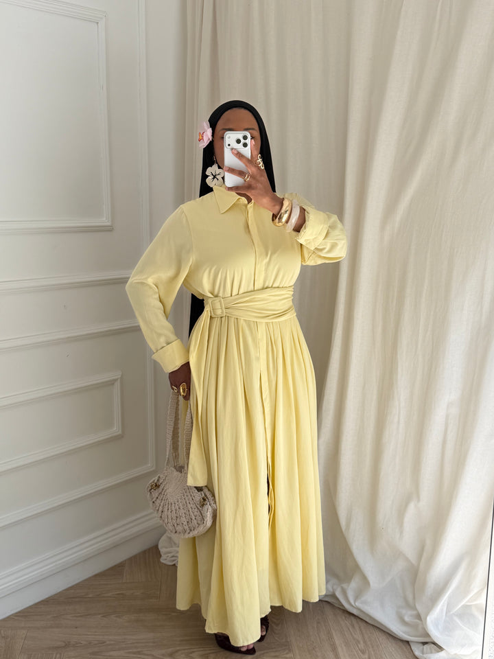 ROBE SOKONA JAUNE