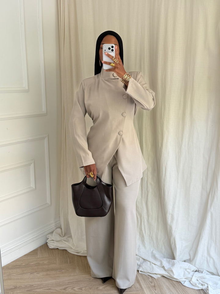 ENSEMBLE AKARA TAUPE CLAIR