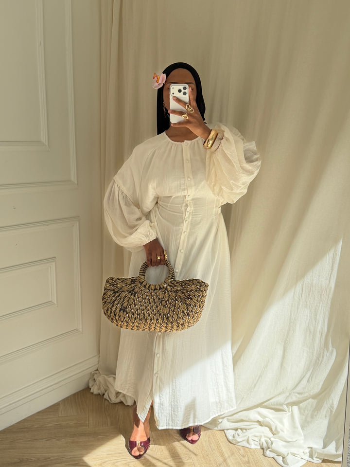 ROBE SOMALYA CRÈME