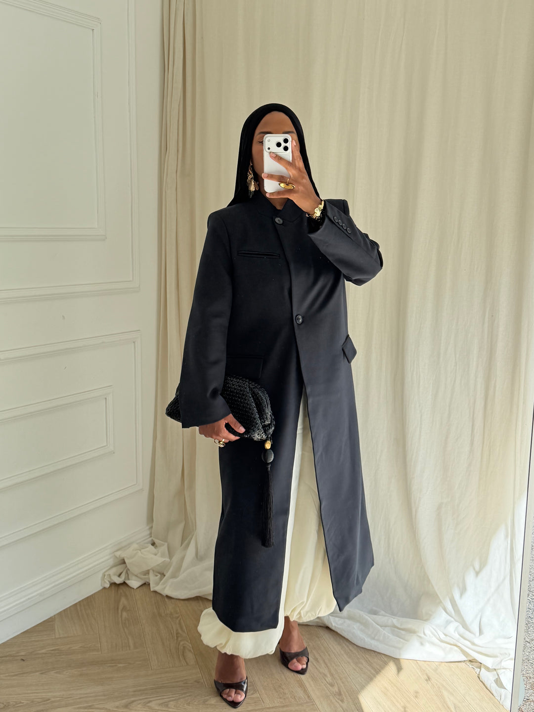COAT LONG PREMIUM BLEU MARINE