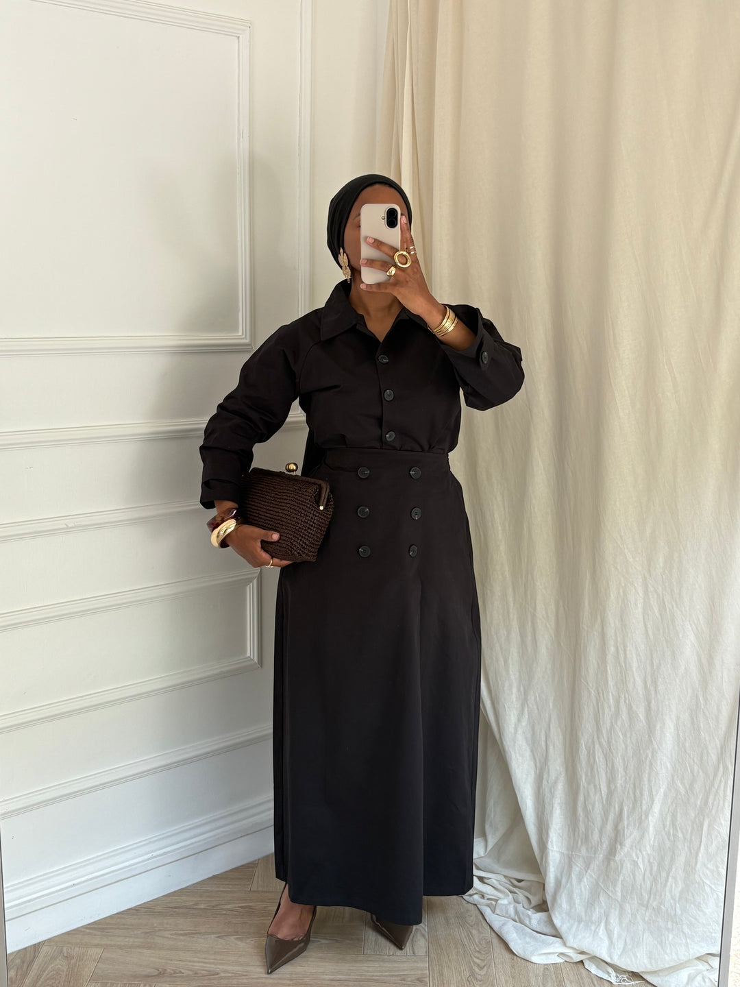 SET TRENCHY NOIR