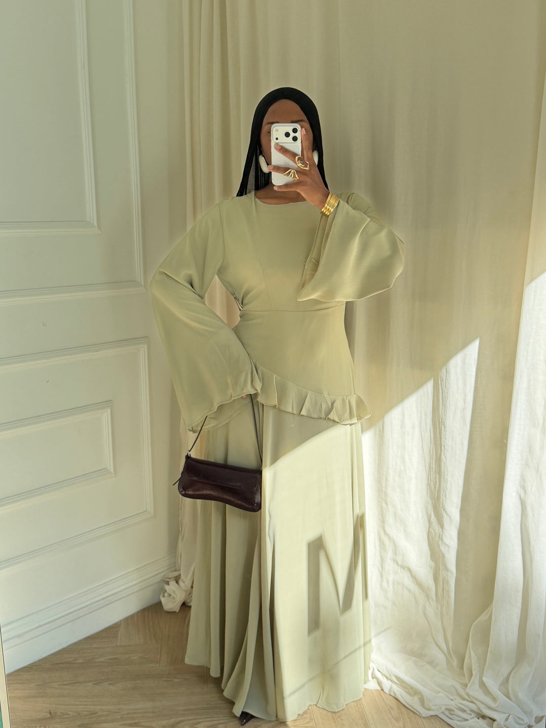ROBE SORA VERT SAUGE